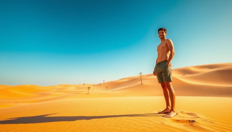 Can I wear shorts in Dubai desert?