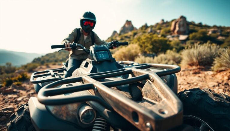 How do you stay safe on a quad bike?