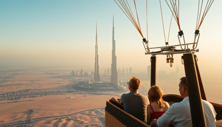 How much does it cost to fly in a hot air balloon in Dubai?