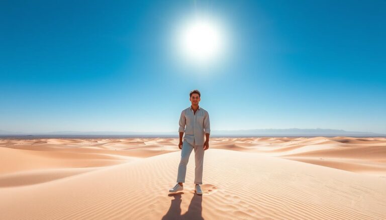 What color should you wear in the desert?