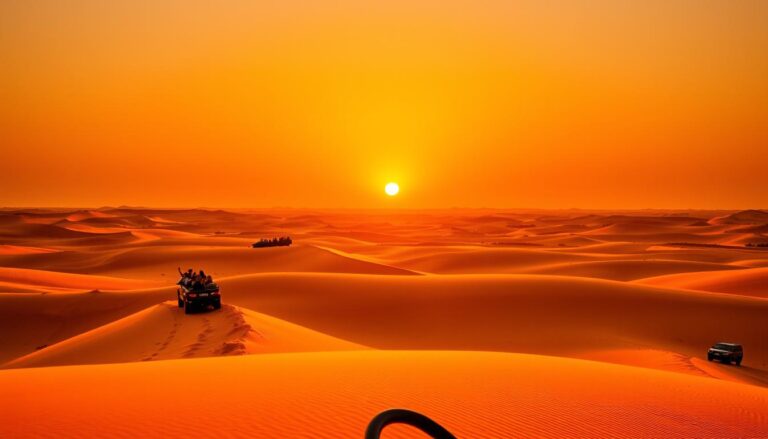 What time is best for desert safari in Dubai?